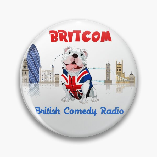 Artikelvorschau, Britisches Comedy-Radio Britcom Bulldog entworfen und verkauft von PG Illustration.