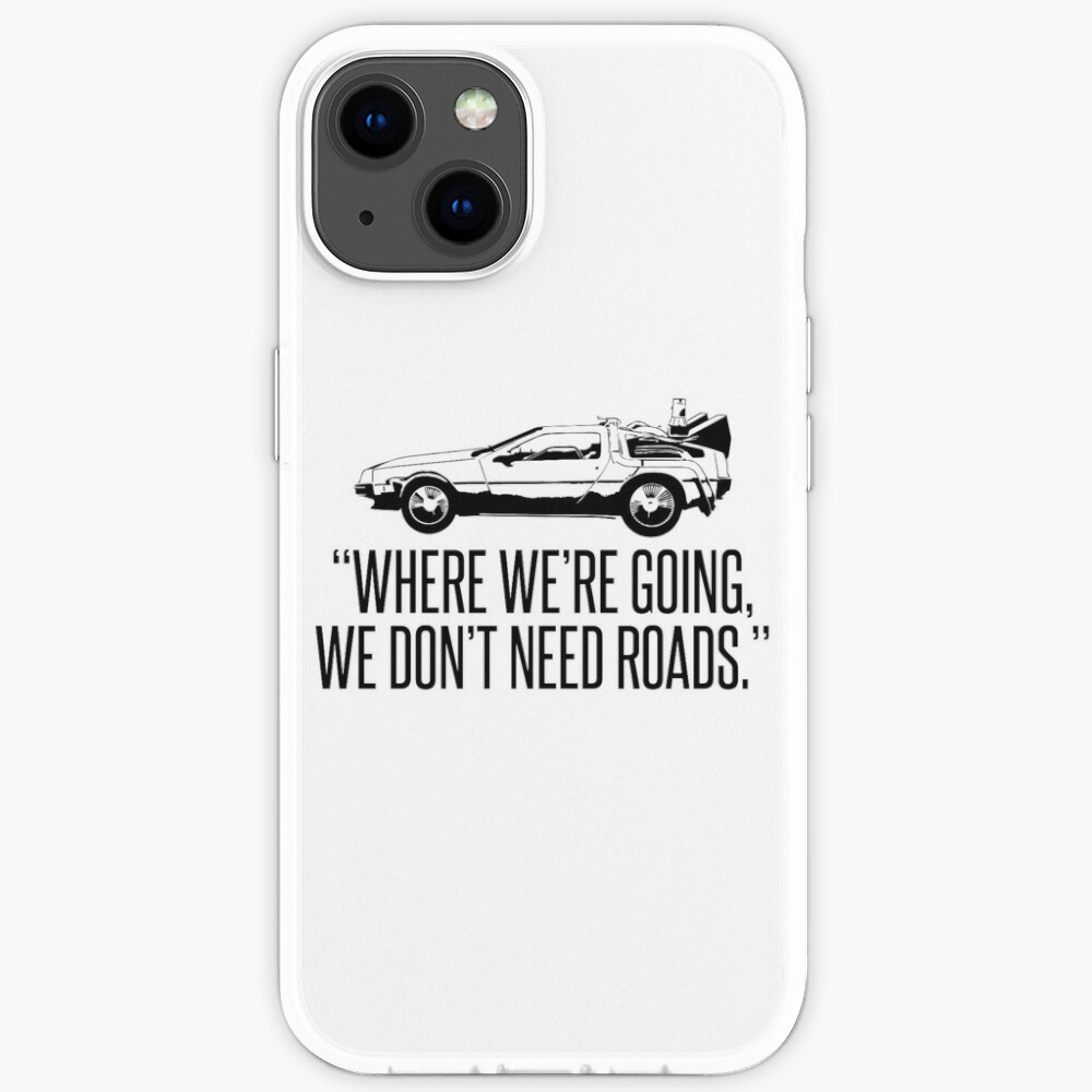 Back To The Future Movie Iphone Case By Kisart Redbubble