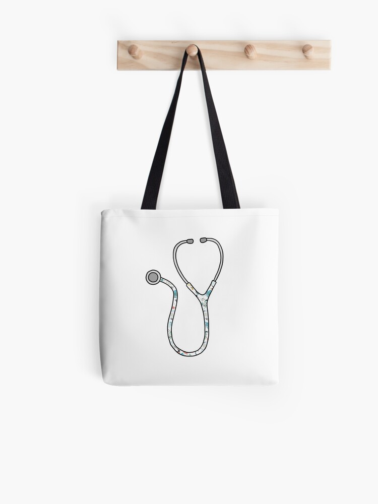 Monogrammed Stethoscope Tote Bag