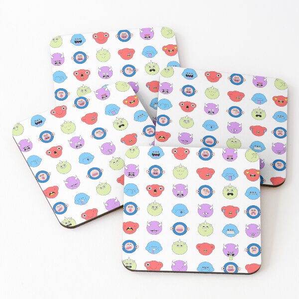Item preview, Monster Smileys  designed and sold by ZawadiNest ,.