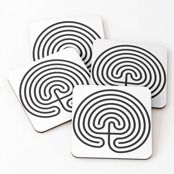 Item preview, Laberinto clásico minoico - negro designed and sold by Rupert Russell.