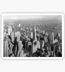 Pegatina Vintage Midtown Manhattan Photograph