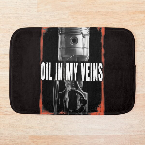 Item preview, Oil in my veins - rusty V8 muscle cars designed and sold by letsrocklets.