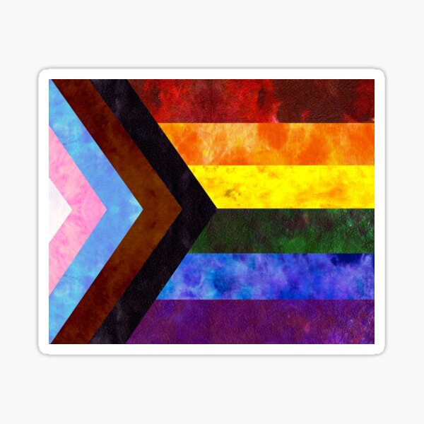 Progress Pride Digital Quilt Sticker