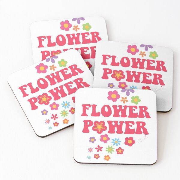 Item preview, Colorful Flower Power Seamless Pattern Print designed and sold by ClaudiaFlores.