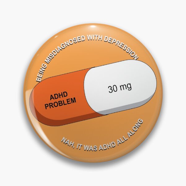 Item preview, Vyvanse 30mg ADHD Problem designed and sold by 1PointlessPeach.
