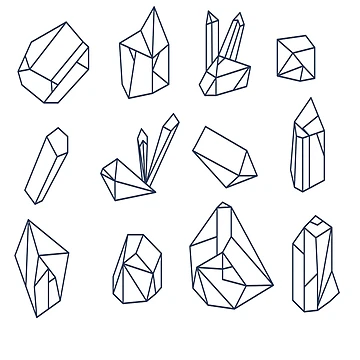 Artwork thumbnail, Crystals by leafcreate