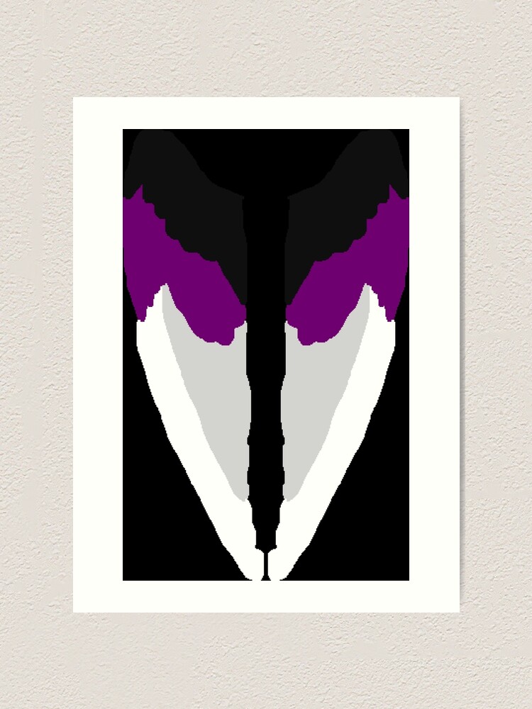 Angel Bird Wings In Demisexual Pride Flag Colors Art Print By Caelanpride Redbubble 0672