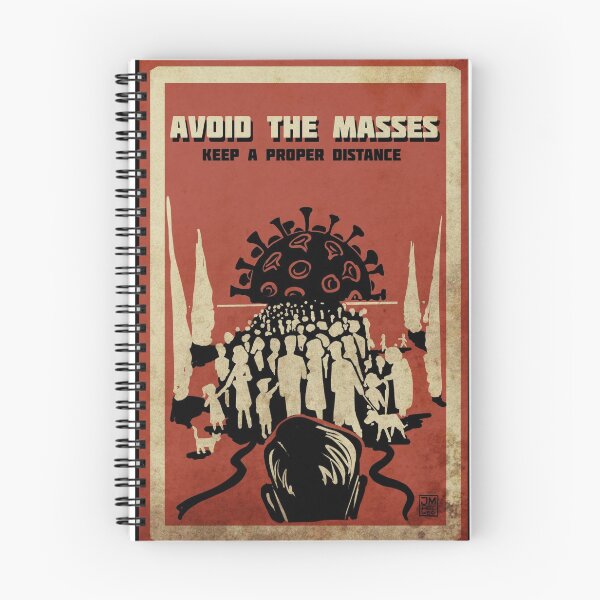 Item preview, Avoid the masses, Corona propaganda designed and sold by jmhelweg.
