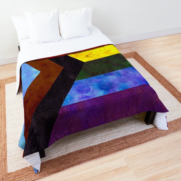 Progress Pride Digital Quilt Comforter