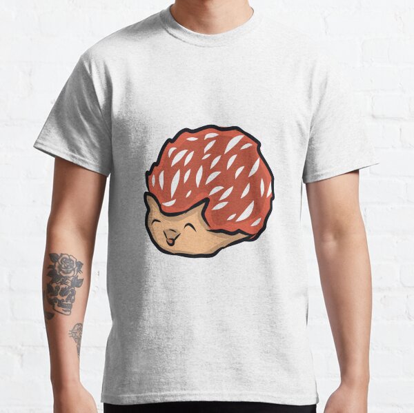 Winter hedgehog individual sticker Classic T-Shirt