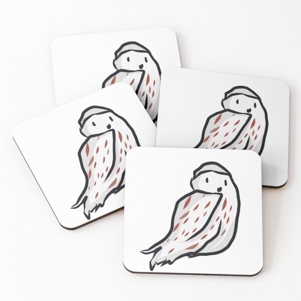 Item preview, Winter snowy owl individual sticker designed and sold by Thedisc0panda.