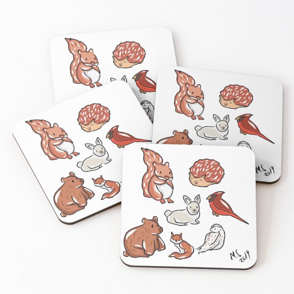 Item preview, Winter Animals Sticker Pack designed and sold by Thedisc0panda.
