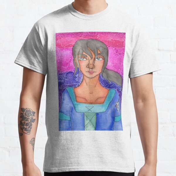 Girl with cloud background Classic T-Shirt