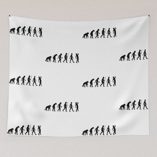 Item preview, Evolution of man drinking beer designed and sold by Byfab.