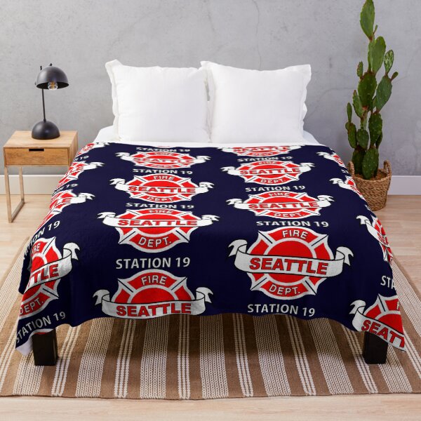 Logo de la chemise de travail Station 19 Plaid
