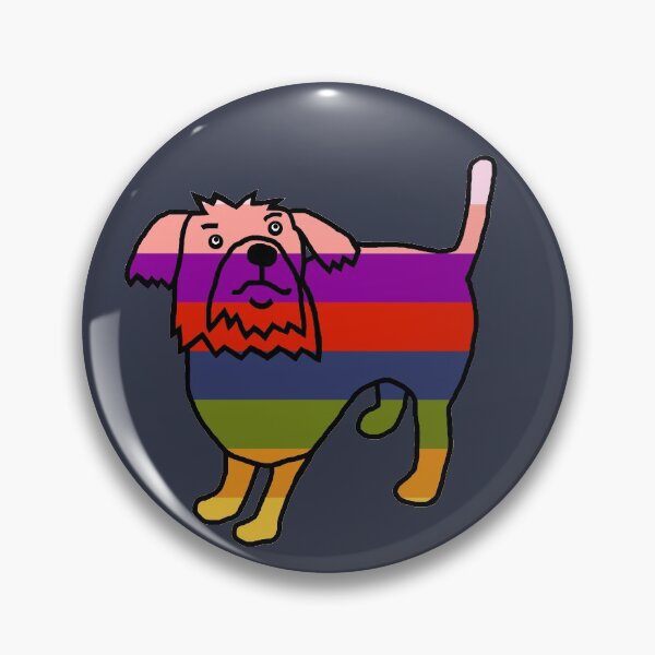 Item preview, Rainbow Fergus the Dog designed and sold by ellenhenry.