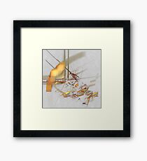 Sketching the city: the Latin Quarter Framed Print