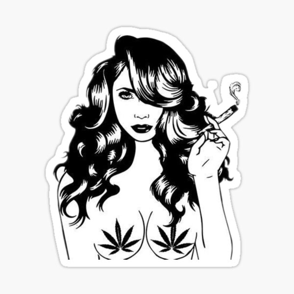 Sexy Weed Stickers for Sale | Redbubble