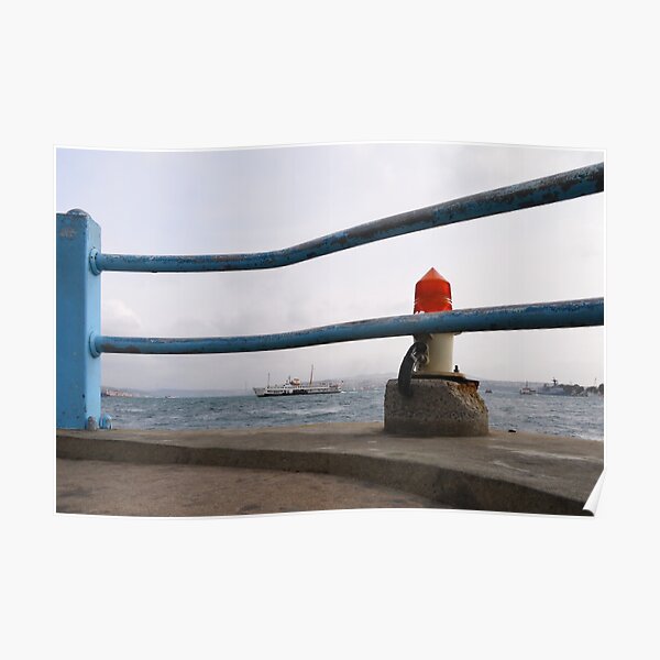 Daily commute - crossing the Bosphorus Poster