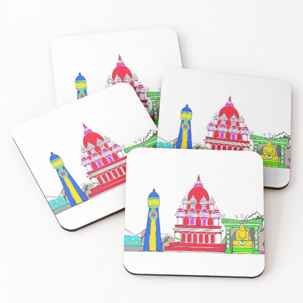 Item preview, Nepal buildings designed and sold by KitCatCards.