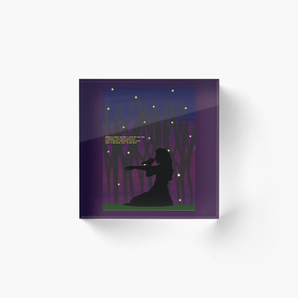 Haunted - Speak Now Acrylic Block