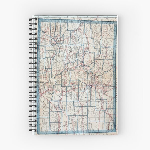 Item preview, Vintage Map of Colorado (1921) designed and sold by BravuraMedia.