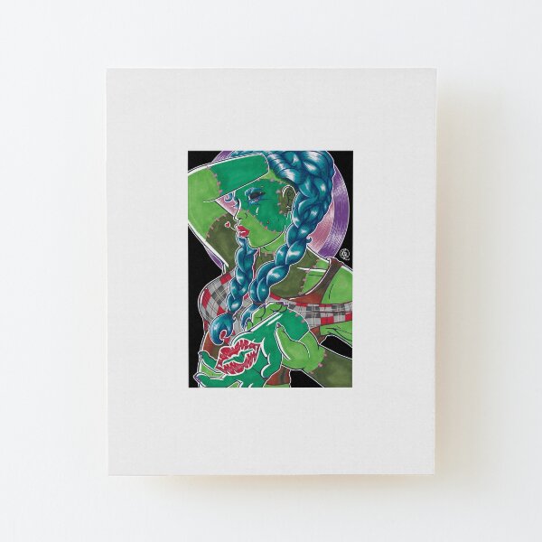 "Mindless" Wood Mounted Print