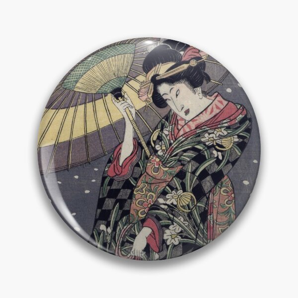 Item preview, Sawamura Tanosuke under an umbrella in the snow designed and sold by silvercrystal.
