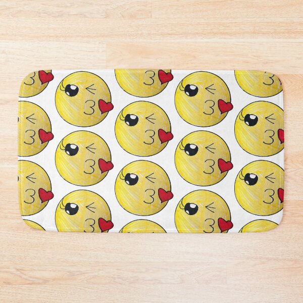 Item preview, Emoji Kiss Face Drawing designed and sold by zariast.