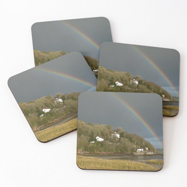 Item preview, Dylan Thomas Boathouse to the right by the waters edge in the small village of Laugharne Carmarthenshire Wales designed and sold by Cameranick.