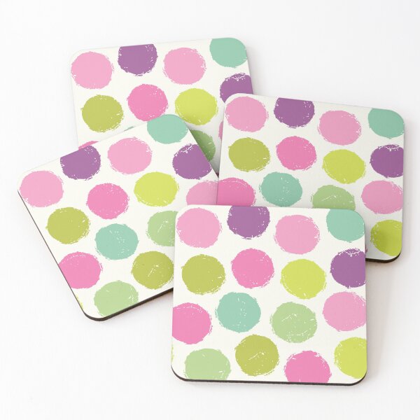 Item preview, Retro Dots in Pink and Pistachio designed and sold by Daisy Beatrice.