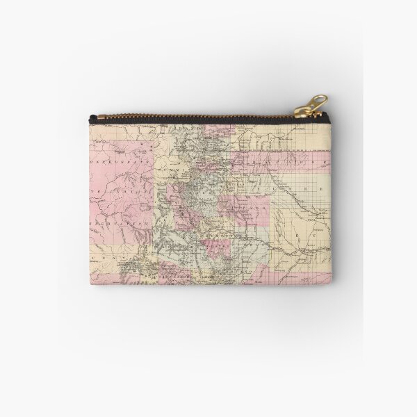 Item preview, Vintage Map of Colorado (1880) designed and sold by BravuraMedia.