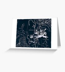 Andromeda Constellation Greeting Card