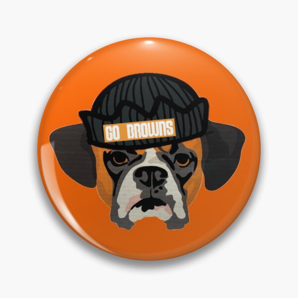 Item preview, Go Browns Football Boxer Dawg Design designed and sold by B1GSportswear.