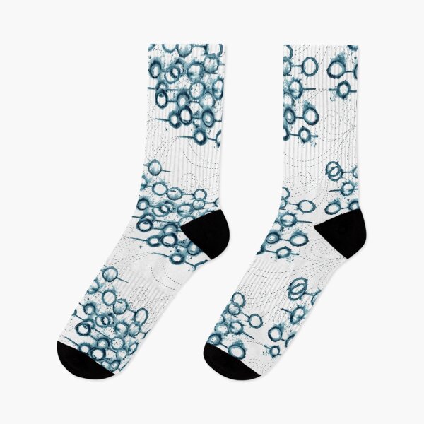 Item preview, tie dye bubbles and sashiko waves designed and sold by MayCartPrintArt.