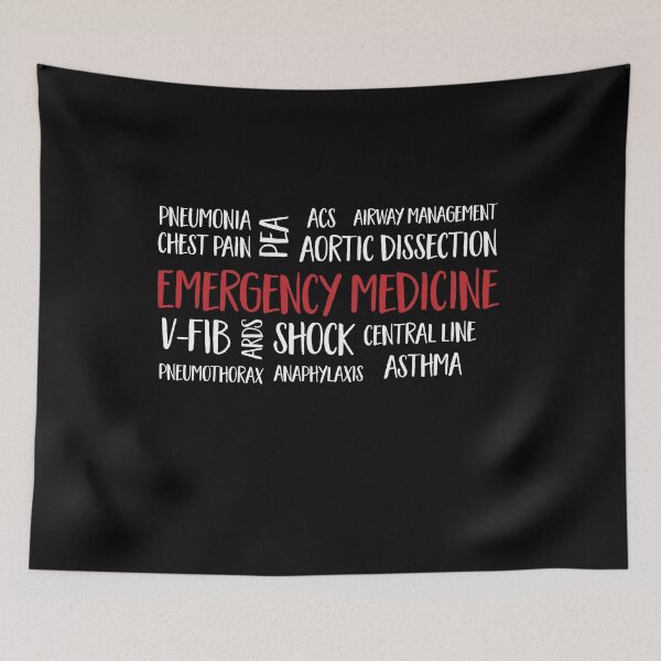 Item preview, Emergency Medicine designed and sold by Vectorqueen.