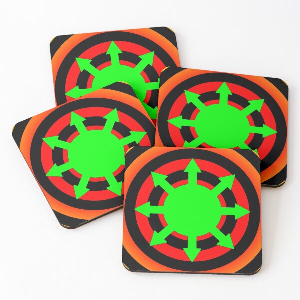 Item preview, Green chaos star designed and sold by Ihrlaa.