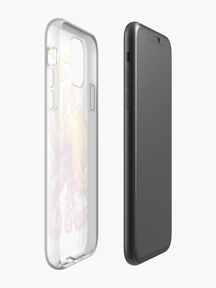 Alternate view of Octopus Sunrise iPhone Case & Cover