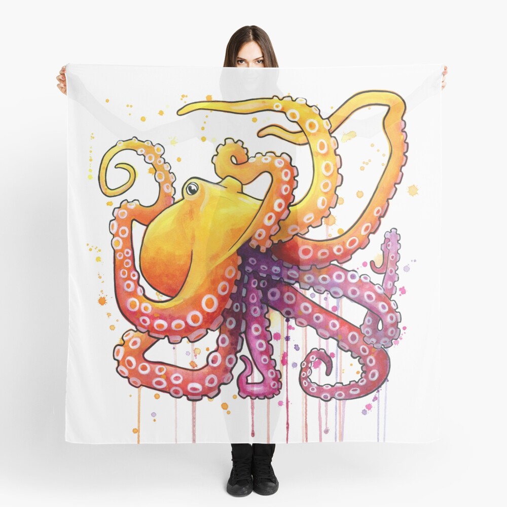 Octopus Sunrise Scarf