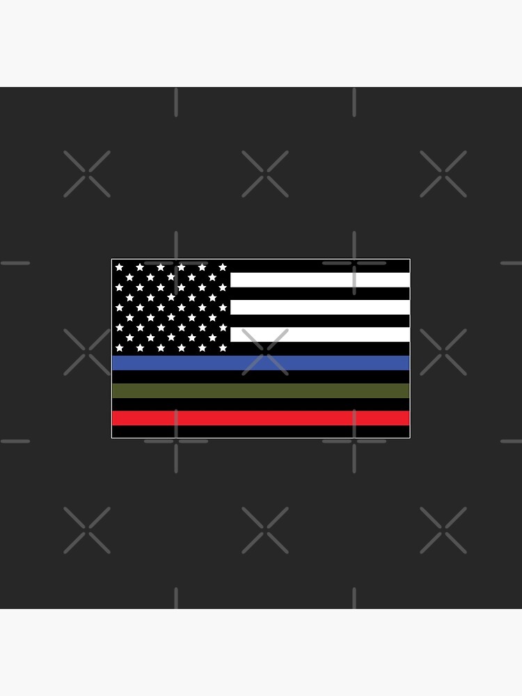Police, Military and Fire Flag by CM-PD