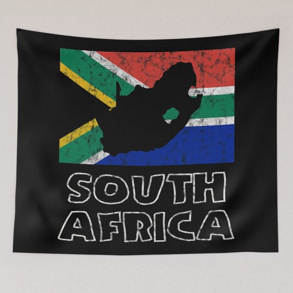 Artikelvorschau, Südafrika Flagge Silhouette entworfen und verkauft von crizzinho.