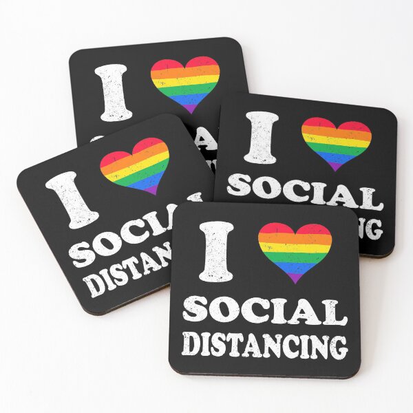 Item preview, I LOVE SOCIAL DISTANCING  designed and sold by MagicBoutique.