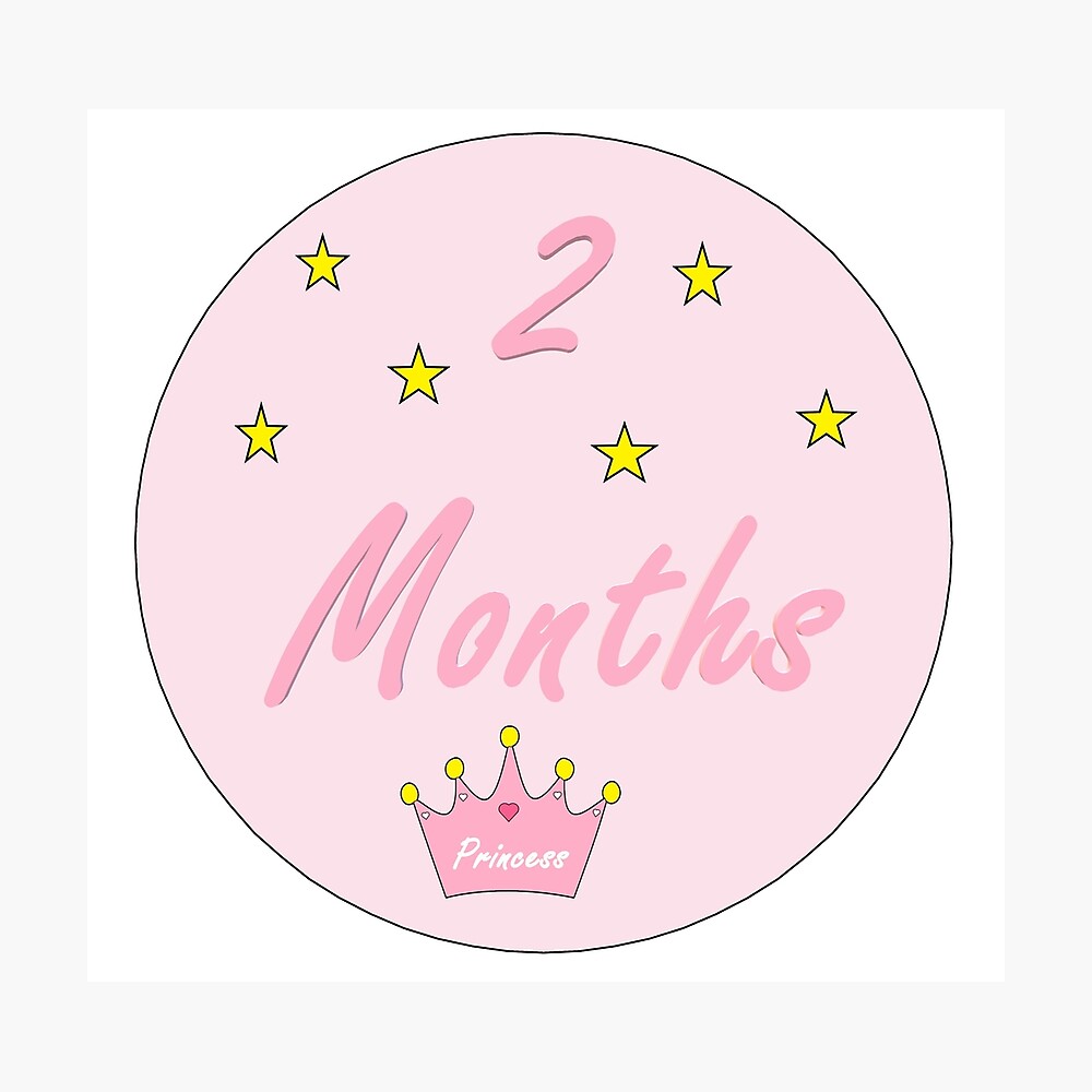 2 Months Old Baby Sticker