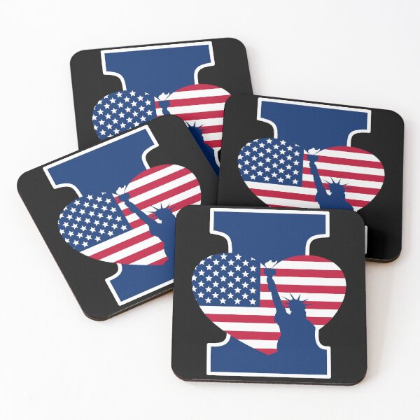 Item preview, I Love USA - The American Flag & the Statue of Liberty designed and sold by FinalCut55.