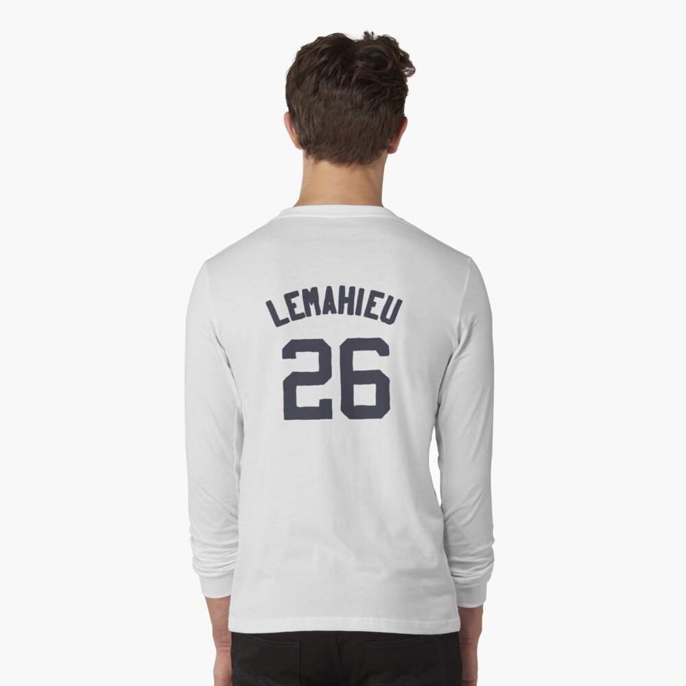  DJ LeMahieu T-Shirt (Premium Men's T-Shirt, Small, Tri Gray) - DJ  LeMahieu Team W WHT : Sports & Outdoors