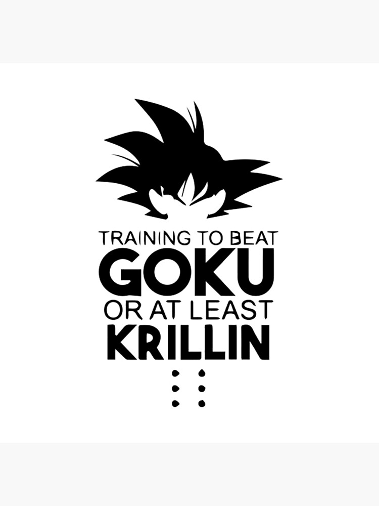 training to beat goku font