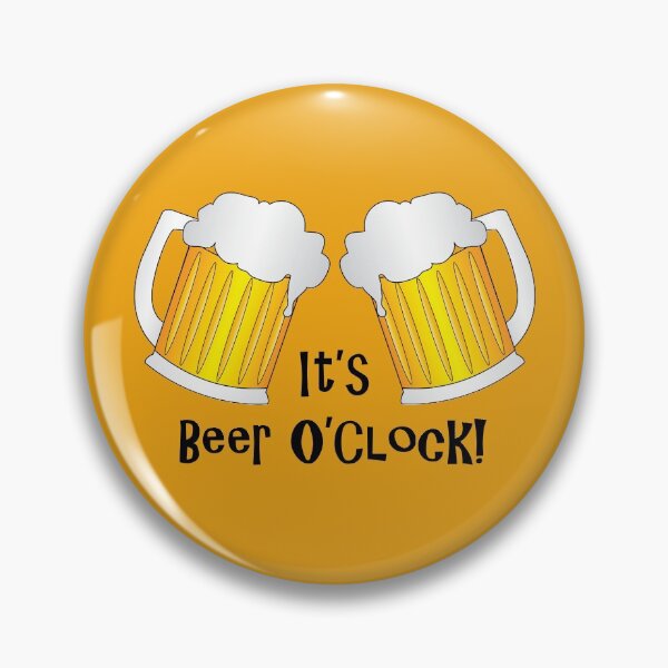 Item preview, Beer O Clock | Funny Oktoberfest Quote designed and sold by CreativeTwins.