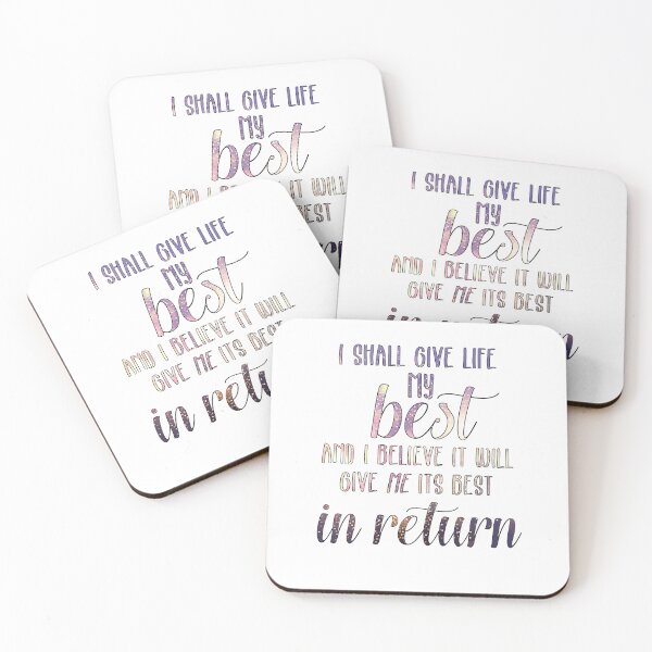 Item preview, Anne of Green Gables-Inspired "I Shall Give Life My Best" designed and sold by mulberrydragon.