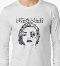 Crystal Castles Shirt RETRO Long Sleeve T-Shirt